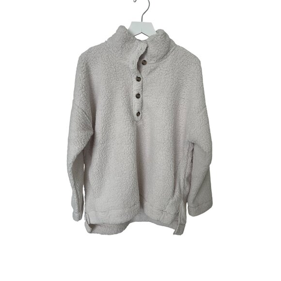 Aerie Sherpa Oversized Sweater - Picture 2 of 5